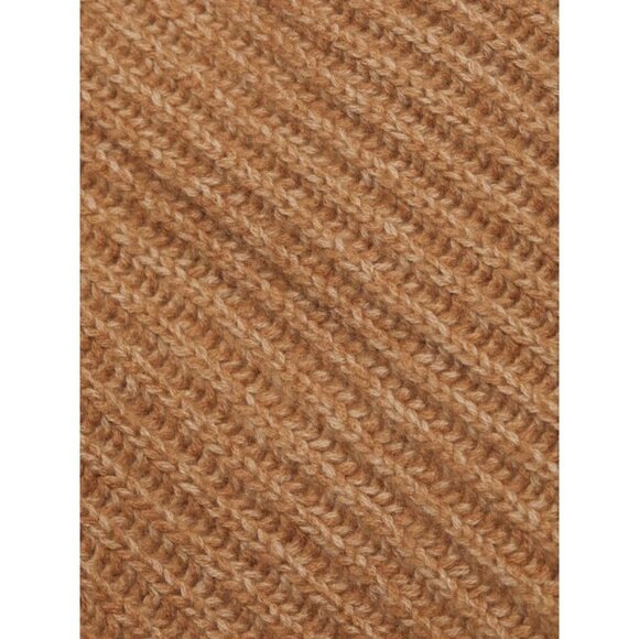 💕NAADAM💕 Cashmere Fisherman Shawl Cardigan  ~ Ginger Brown XL NWT - Picture 5 of 15